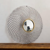 MSL 85cm Modern Wall Mirror, Handcrafted with a Contemporary Finish – Home Decor Mirror, Multi