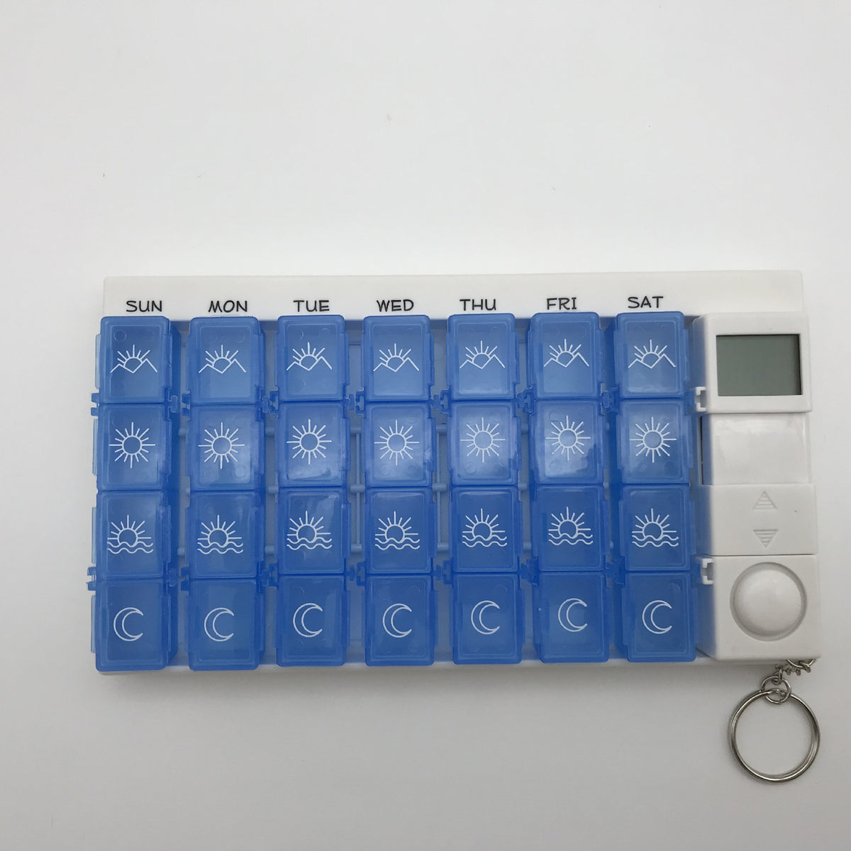 Digital 7 Day Medicine Organiser with Light and Sound Alerts – Removable Controller, Compact Design