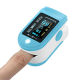 Aquarius Finger Pulse Oximeter V2 with SpO2 & Heart Rate Readings, Lanyard & Case – FDA Approved, Blue