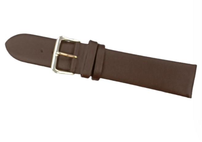 DK Genuine Dark Brown Leather Watch Strap, 20mm – Replacement Watch Band