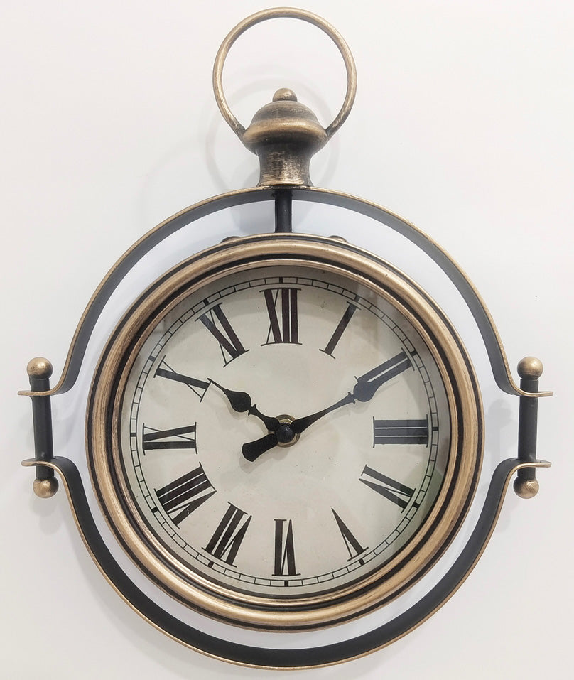 AcaciaHome Durable Wall Clock with Art Deco Design – Elegant Home or Office Decor for Living Room, Hallway
