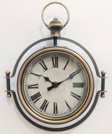 AcaciaHome Durable Wall Clock with Art Deco Design – Elegant Home or Office Decor for Living Room, Hallway