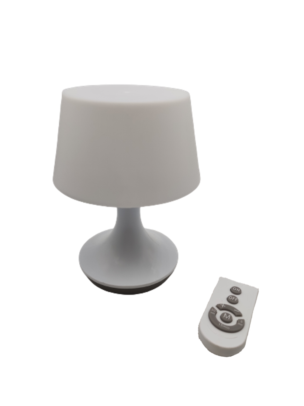 Rechargeable Table Lamp with Remote – White