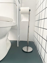 Avilo Toilet Paper Storage and Holder – Loo Roll Holder, No Wall Fixing Needed