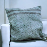 Luxury Stone Washed Green Cushion Cover, 50 x 50cm