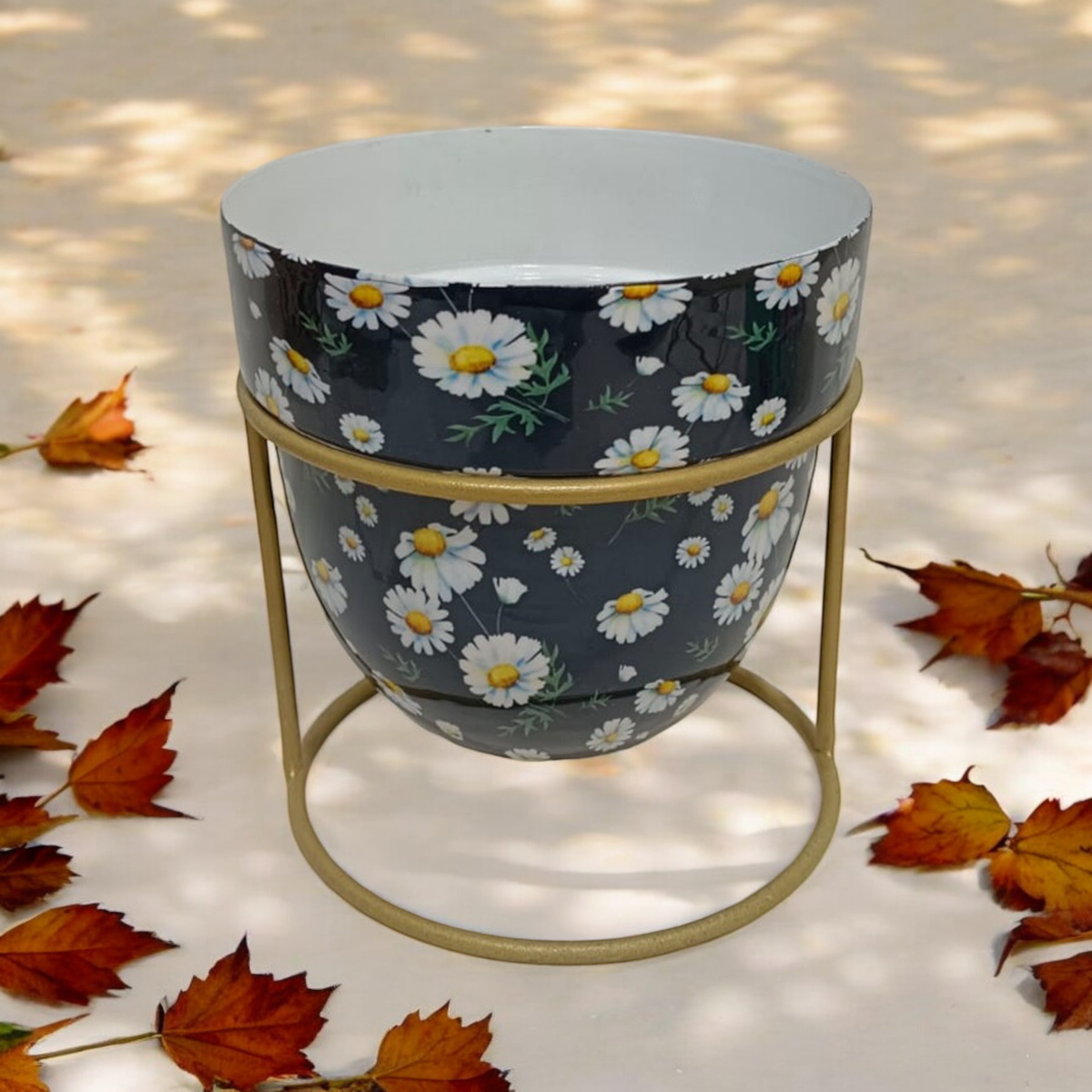 AcaciaHome 13cm Metal Plant Pot Stand