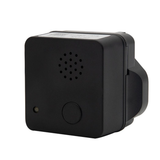 Aquarius Wireless WiFi Smart Video Doorbell with Night Vision & Two-Way Audio – Anti-Theft Alarm, Black