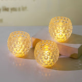 Avilo Set of 3 Luminous Spheres – Decorative Lights for Mantelpieces, Shelves & Dining Tables