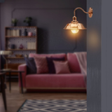 Rose Gold Retro Metal Wall Light