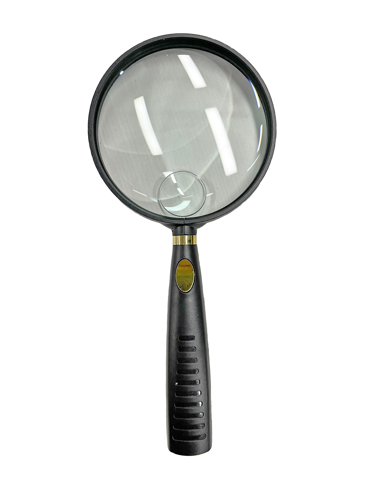 Avilo Glass Handheld Magnifier with x5 and x10 Magnification – Reading and Close-Up Viewing Aid