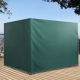 Outsunny Large Patio Swing Chair Cover with Drawstring – Heavy Duty Garden Furniture Protector, Green
