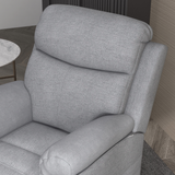 HOMCOM Power Lift Riser Recliner Chair with Remote Control and Quiet Motor – Electric Lift Armchair, Grey