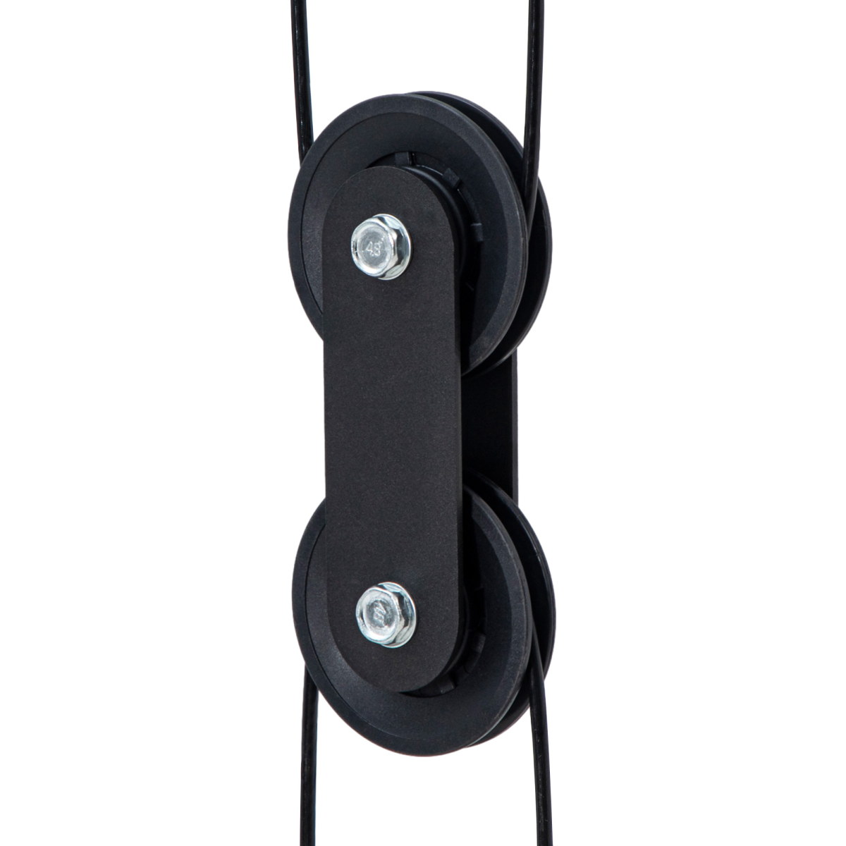 SPORTNOW Cable Crossover Machine with Pulley System & Four Handles – Full Body Strength Training, Black