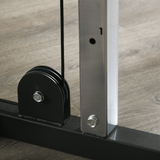 SPORTNOW Home Gym Machine with 15 Adjustable Positions, Dual Pulleys and Pull-Up Station – Workout Station