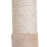 Pawhut Two-Tier Cat Activity Tree with Hammock, Sisal Scratching Posts and Hanging Ball – Kitten Play Tower