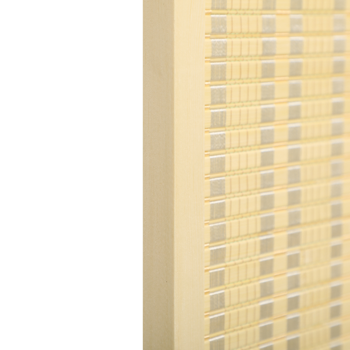 HOMCOM 4 Panel Folding Room Divider Privacy Screen, 170cm – Space Divider with Hinged Panels, Natural