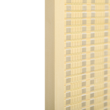 HOMCOM 4 Panel Folding Room Divider Privacy Screen, 170cm – Space Divider with Hinged Panels, Natural