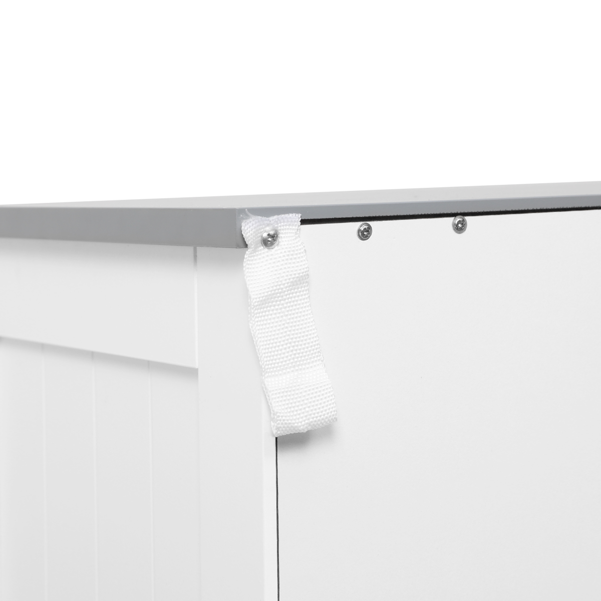 kleankin Freestanding Bathroom Cabinet with 2 Drawers, Cupboard & Adjustable Shelf – Bathroom Storage