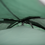 Outsunny 2–3 Person Compact Camping Tent with Vestibule & Mesh Vents – Double Layer Hiking Tent, Green