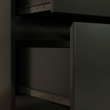 HOMCOM 3-Drawer Chest of Drawers with Tabletop & Anti-Tip Fitting – Bedroom Storage Unit, Black