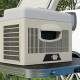 Outsunny 16L Car Fridge Freezer with 12/24V DC & 100-240V AC – Portable Compressor Cooler for Travel, Khaki