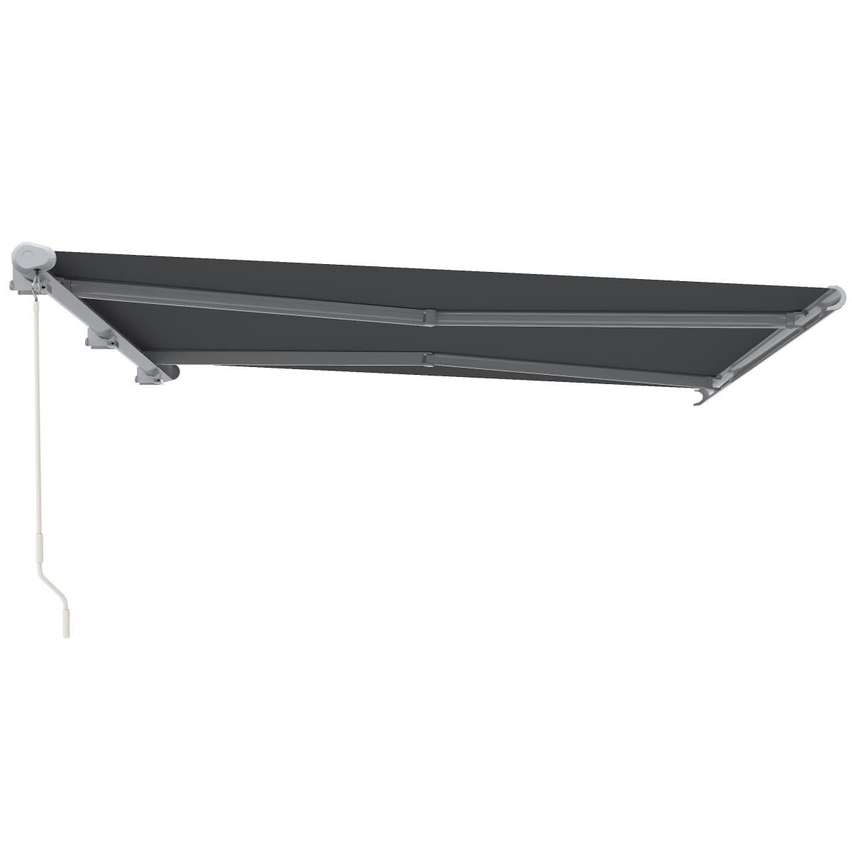 Outsunny 4 x 3m Electric Retractable Cassette Awning with Remote & Hand Crank – Patio Door & Window Sun Shade