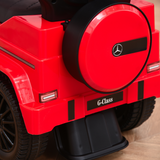 HOMCOM Mercedes-Benz G350 Ride-On Sliding Car with Canopy & Under-Seat Storage – Toddler Floor Slider, Red