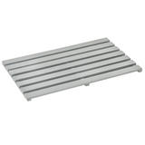 Outsunny Wooden Cold Frame Greenhouse with Polycarbonate Panels, Double Doors and Adjustable Shelf, Grey