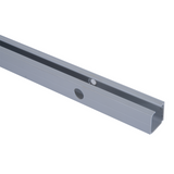 HOMCOM Rustic Sliding Barn Door Hardware Kit, 6.5ft (2000mm) Track – Space-Saving Hardware for Single Door