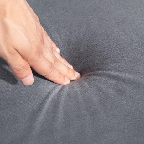 HOMCOM sofa bed armrest detail