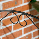 Outsunny Decorative Garden Fence Panels with Vine Pattern – Flower Bed Border Edging and Animal Barrier