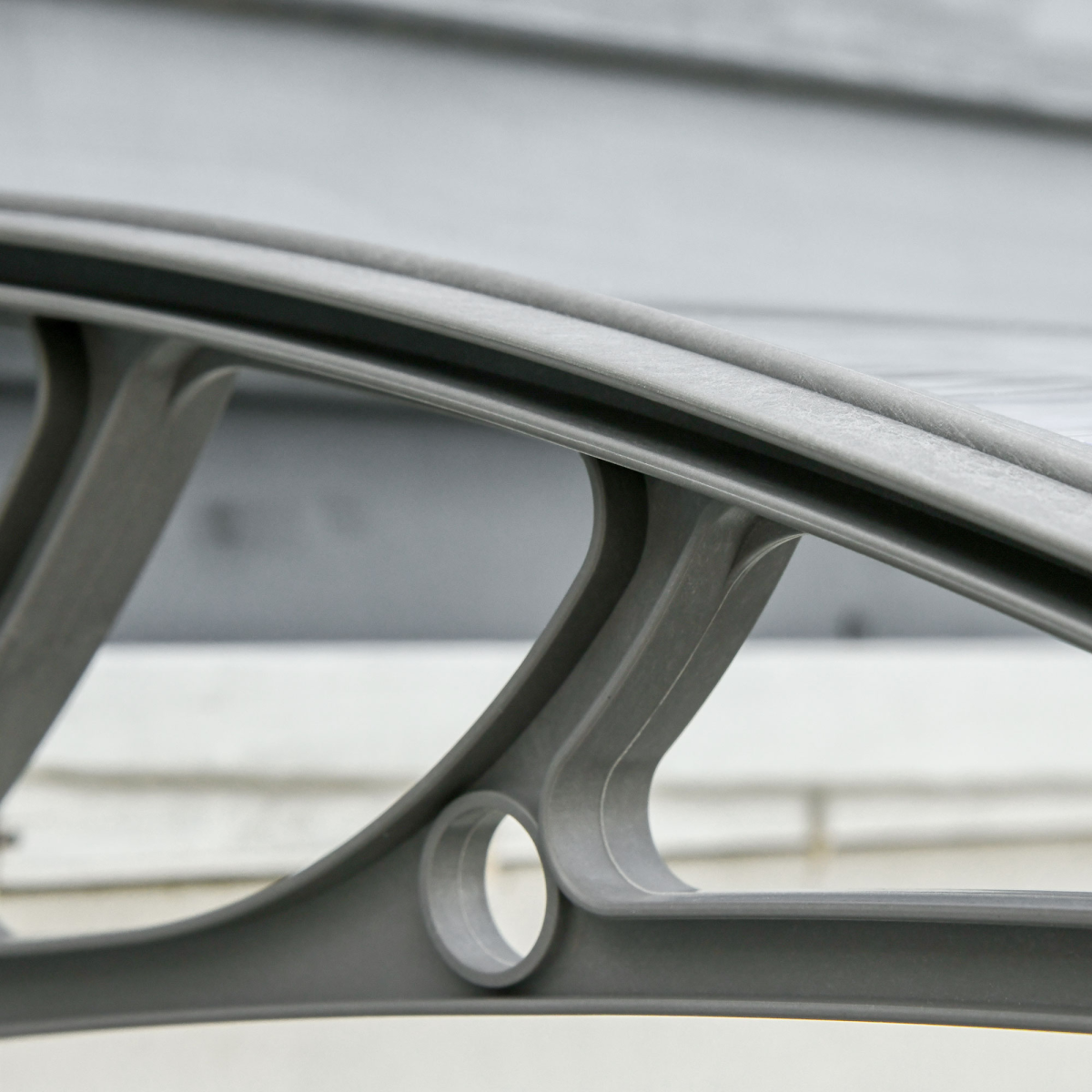 Outsunny Clear Polycarbonate Door Canopy with Wall Mounting Kit – Window & Doorway Rain Shelter