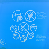 Outsunny Steel Frame Swimming Pool with Filter Pump, 315 x 225 x 75cm – Garden Family Pool, Blue