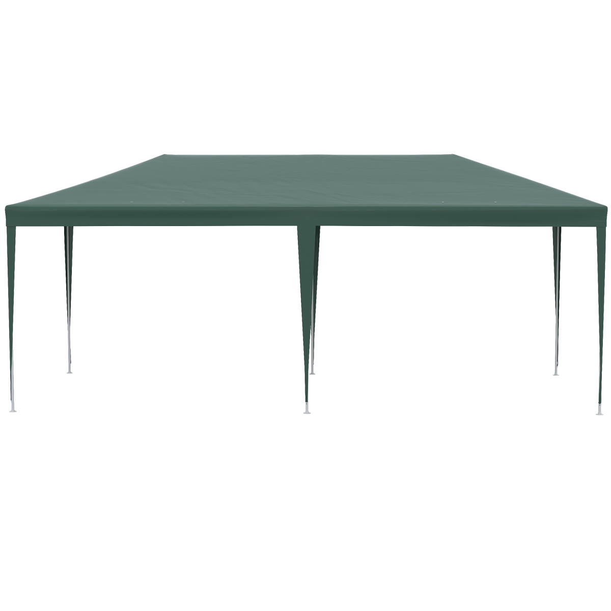 Outsunny 6m x 3m Garden Gazebo Marquee with 2 Windows & UV-Resistant Canopy – Party Tent, Green