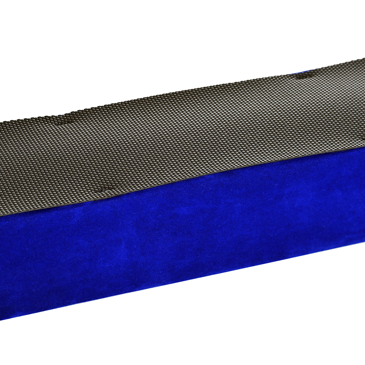 HOMCOM 2.1m Folding Balance Beam with Suede Cover & High-Density Foam – Home Gymnastics Training Beam, Blue
