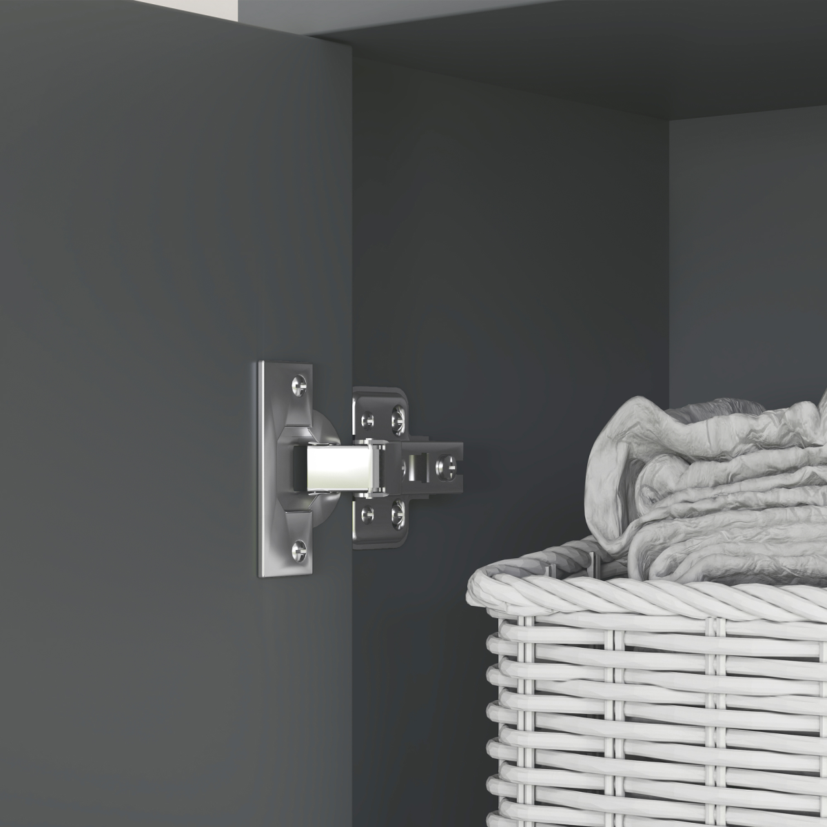 HOMCOM Bathroom Storage Unit with Two Cabinets, Open Shelves & Drawer – Freestanding Tall Cabinet, Grey
