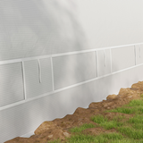 Outsunny 6 x 3m Polytunnel Greenhouse Kit with Mesh Door, Side Windows and 15 Plant Labels – Galvanised Steel, White