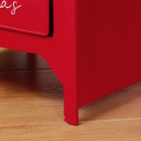 HOMCOM Christmas Post Box with 3D Embossed Pattern – Freestanding or Wall Mounted Festive Letter Box