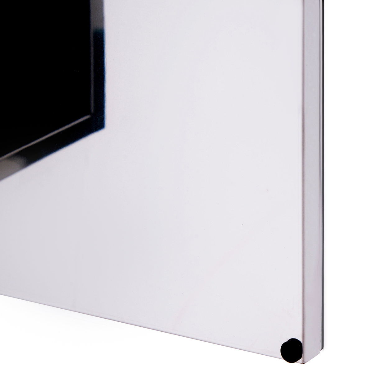 HOMCOM Wall-Mounted Bathroom Mirror Cabinet with Glass Door, 2 Storage Levels – Contemporary Design