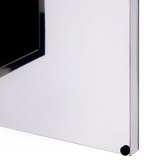 HOMCOM Wall-Mounted Bathroom Mirror Cabinet with Glass Door, 2 Storage Levels – Contemporary Design