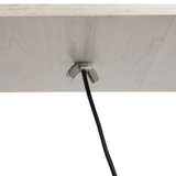 Storage Shelf Floor Lamp – White & Oak