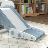 AIYAPLAY Foldable Baby Slide with Non-Slip Safety Ladder – Toddler Slide for Indoor & Outdoor Use, Grey