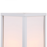 Storage Shelf Floor Lamp – White
