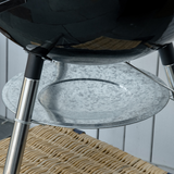 Outsunny Portable Kettle Charcoal BBQ Grill & Smoker with Lid, Thermometer, Wheels & Cover – Black