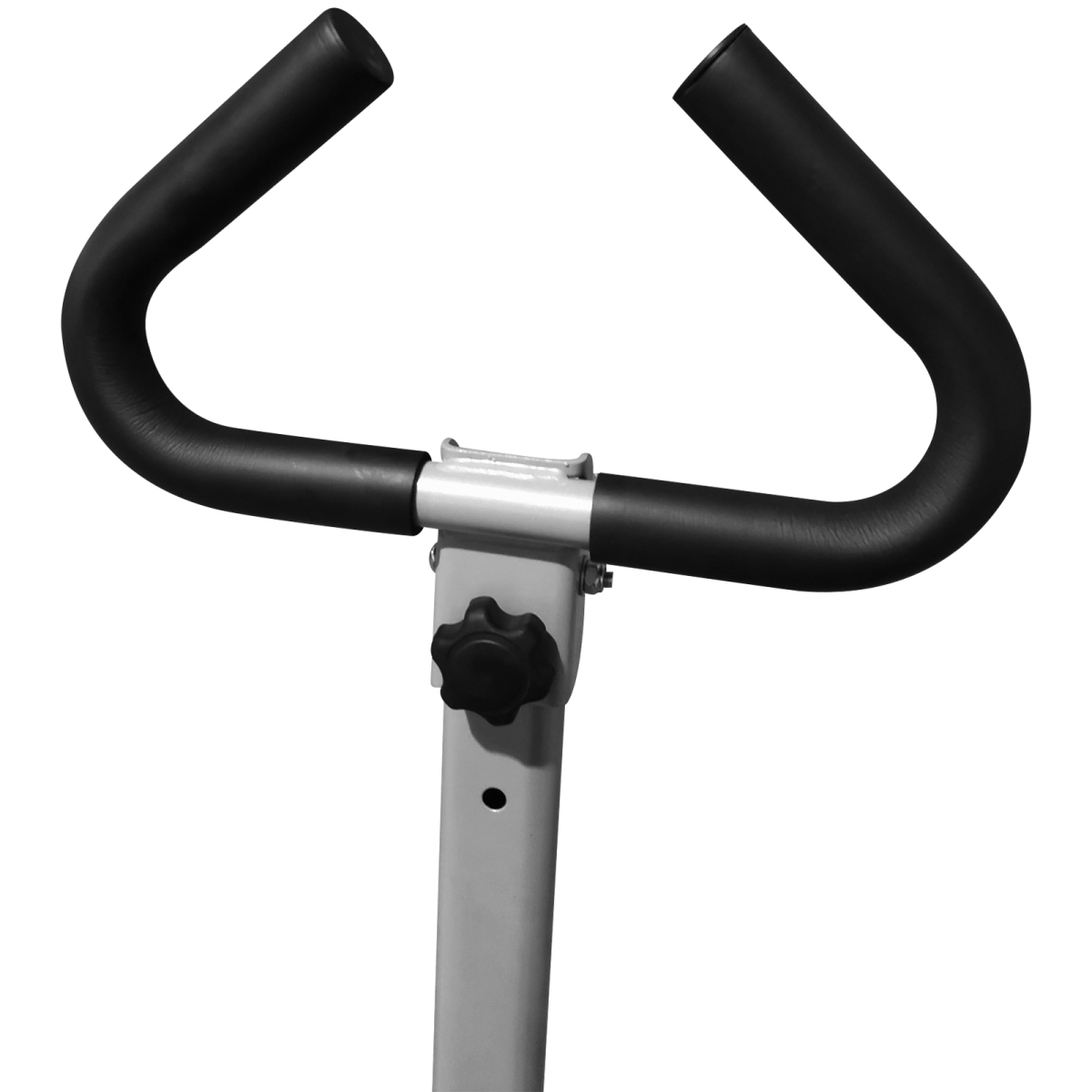 HOMCOM Foldable Stepper with Adjustable Height, Handlebar & LCD Display – Compact Home Cardio Machine, Grey