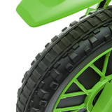 HOMCOM 12V Kids Electric Motorbike with Training Wheels & 2 Speeds – Battery Ride-On for 3-5 Years, Green