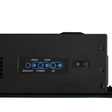 HOMCOM 1000W/2000W LED Electric Fireplace with Adaptive Heating, Remote Control & Timer