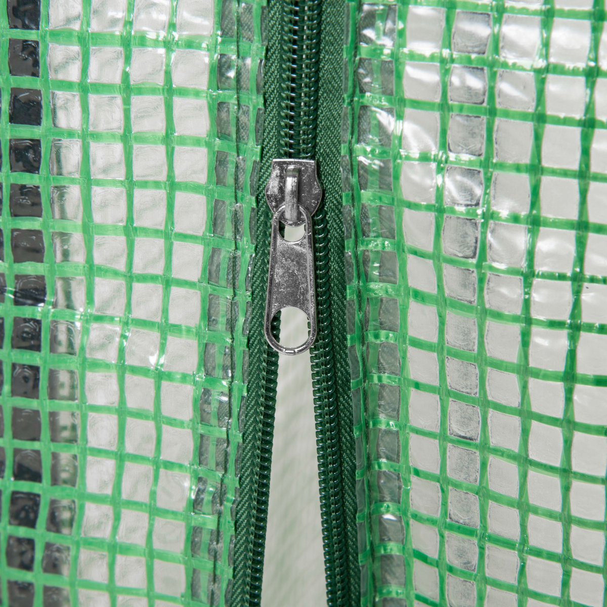 HOMCOM Outdoor Greenhouse PE Cover with Zipper Roll-Up Door, 100x50x150cm – Small Garden Plant Protection, Green
