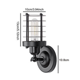 Adjustable Metal Cage Wall Sconce
