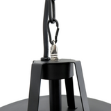 HOMCOM Hanging Halogen Infrared Patio Heater, 1000W/2500W with Chains – Gazebo & Pergola Heater, Black